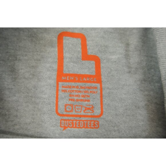 Keep On Bustin' Ghostbusters T-Shirt Busted Tees Grey Mens S M L XL New - Picture 4 of 4